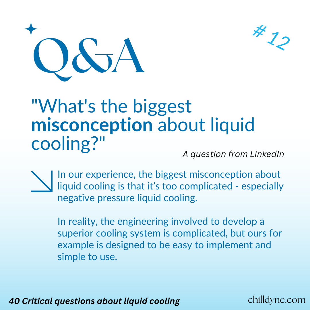 Biggest misconceptions in liquid cooling
